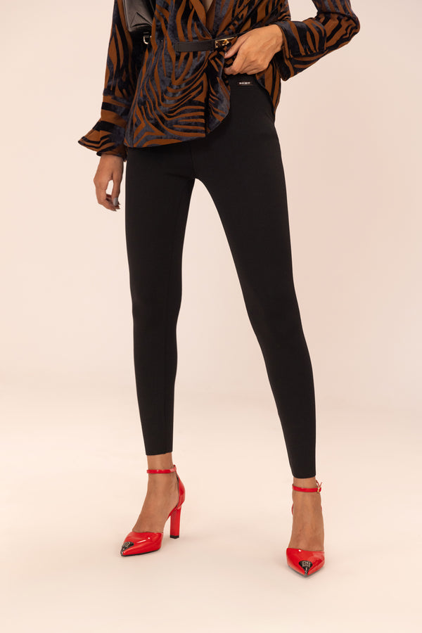 SculptFit Luxe Fleece-Lined Black Jeggings – Sheczzar Winter Essential